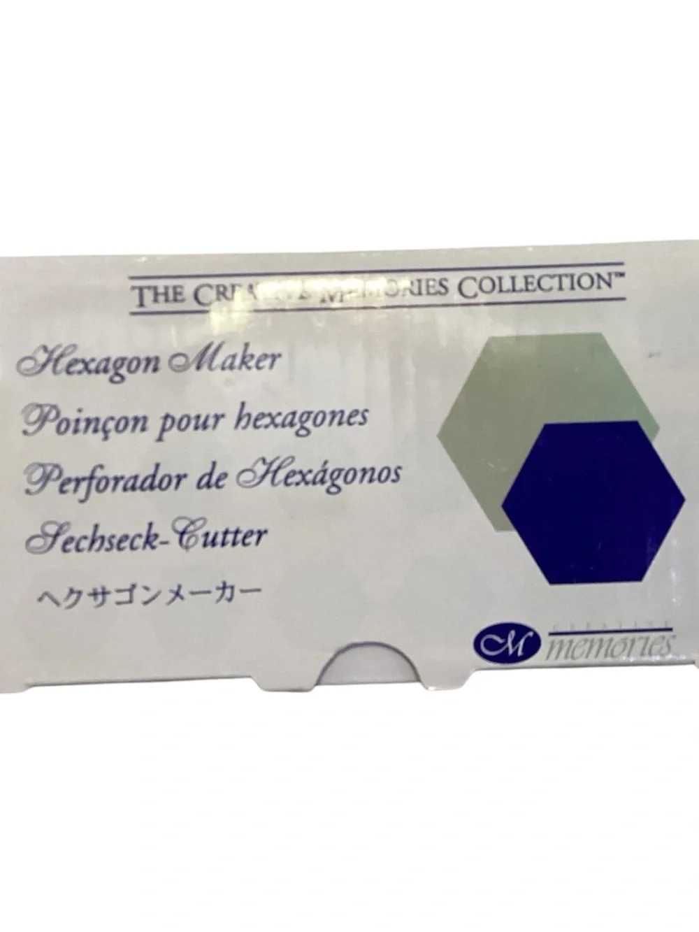 Creative Memories Hexagon Maker Paper Punch 1 1/4 & 1 1/2